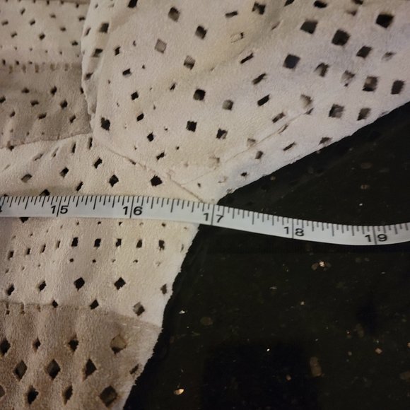 BCBG Perforated Faux Suede Zip Jacket - Picture 13 of 14